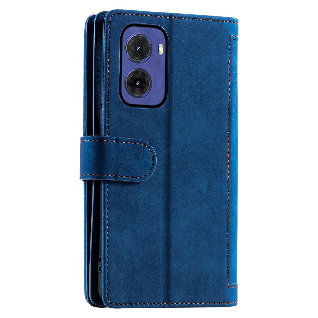 Etui na Motorola Moto G05 4G Pokrowiec na telefon ze skóry PU z portfelem zapinanym na zamek 9 przegródek na karty