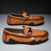 New Loafers Men Big Size Leather Moccasins Casual Shoes Outdoor Mens Driving Shoes Slip on Men Lazy Shoes Leisure Walk Moccasins