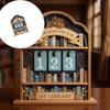 Bookworms Gift Wooden Book Counter With Number Card Reading Trackers Sign Home Office Library Bookshelf Decors Ornament