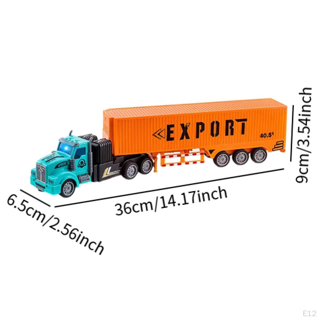 Engineering Vehicle Toy Remote Control Tank Truck for Children Toddlers Kids