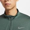 Nike Dri-Fit Pacer Quick-Dry Running Stand Collar Knitted Long Sleeve Outdoor T-Shirt Men Tops Green FQ2495-338