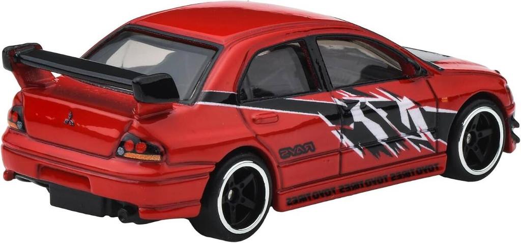 Hot Wheels Mitsubishi Lancer Evolution IX Fast and the Tokyo Red MITSUBISHI LANCER EVOLUTION (The Furious Drift)