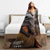 A-Assassins Game C-Creeds Fashion Flannel Blanket  Warm Soft Bedding Throws for Home Decor Airplane Bedspread Sofa Bed Cover