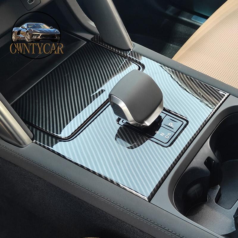 ABS Carbon fiber For Land Rover Discovery Sport 2026-2026 Car Center Console Gear Shift Panel Decorative Sticker Car Accessories