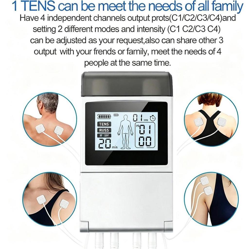 Muscle Stimulator Adjustable Rechargeable Portable Electronic Massager