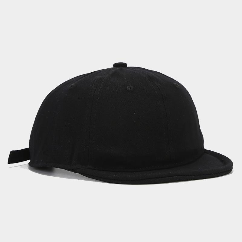 Retro Washed Old Short Brim Cap Women's Versatile Fashion Soft Top Baseball Cap Couple Tooling Hat