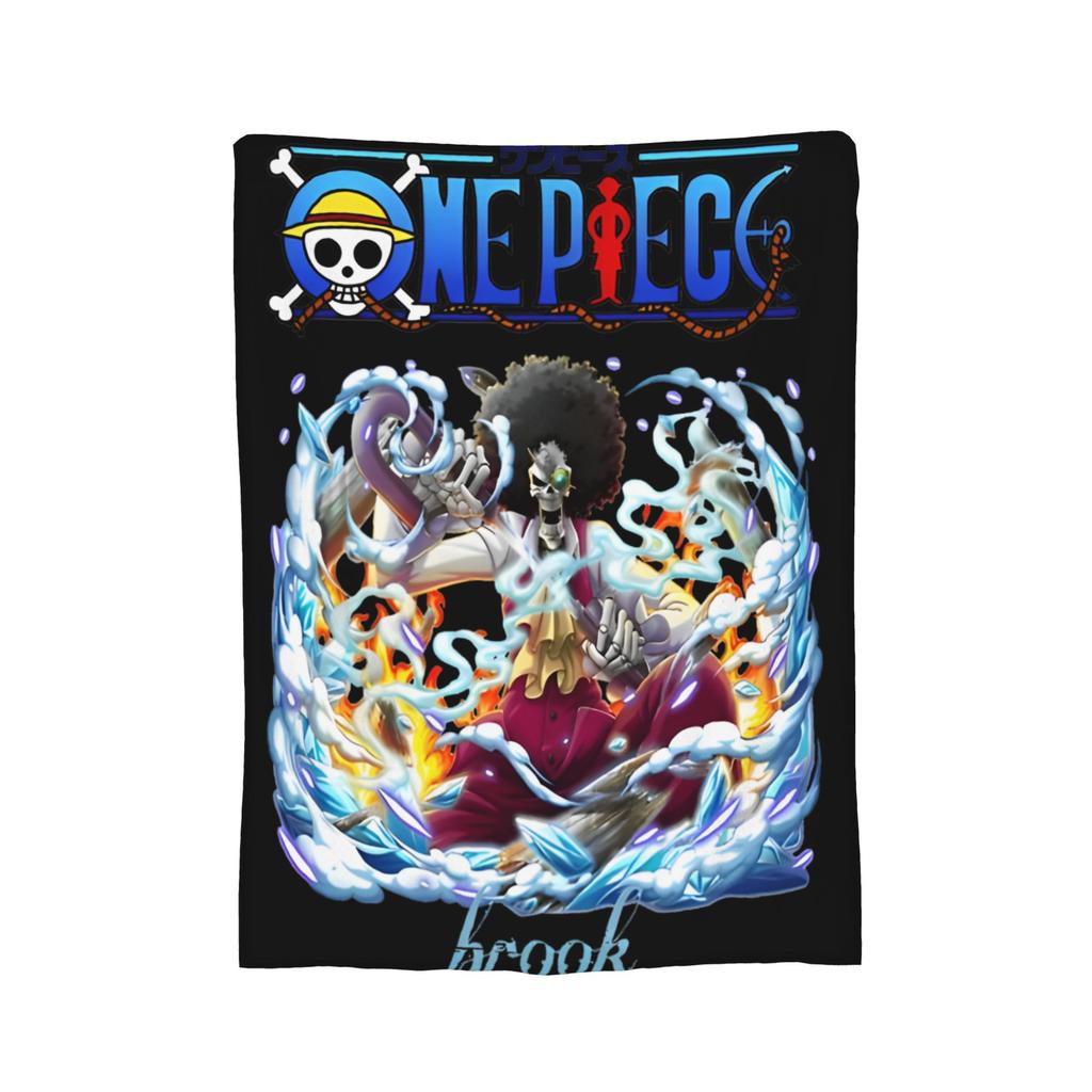 Luffy Anime Manga Coral Fleece Plush Throw Blanket Zoro Blanket for Home Couch Super Warm Bedding Throws,