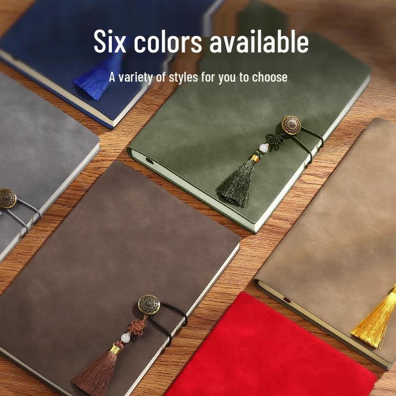 A5 Soft Leather Suede Diary with Custom Logo & Gift Box