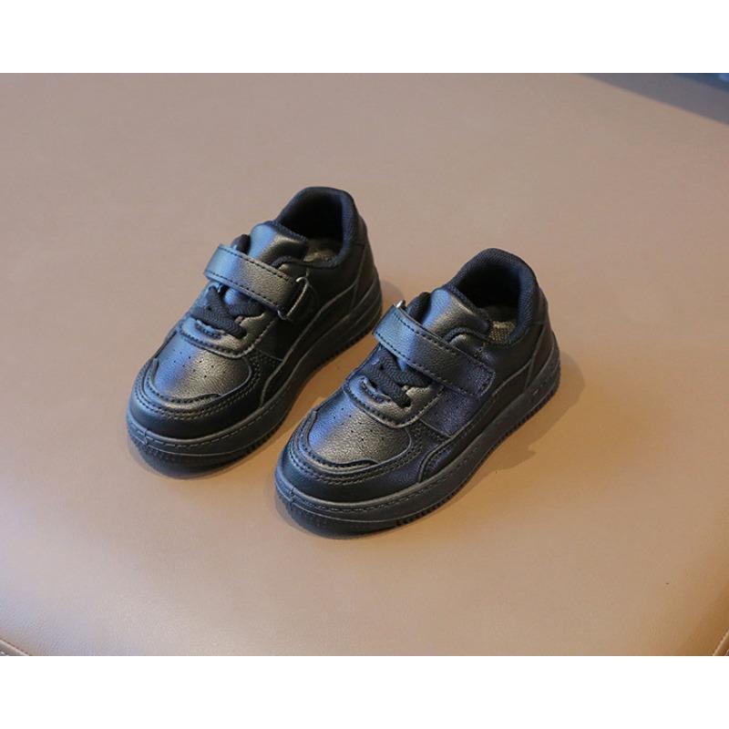 21-38 Children's White Shoes, Boys and Girls Sneakers, Casual Shoes, Leather Soft Sole Baby Shoes