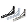 Stainless Steel Foldable Triangle Shelf Bracket Wall-Mounted Storage Rack