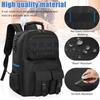 Heavy Duty Tool Backpack With Removable Tool Panel, Large Capacity Electrician Repair Storage Bag For Construction Technician