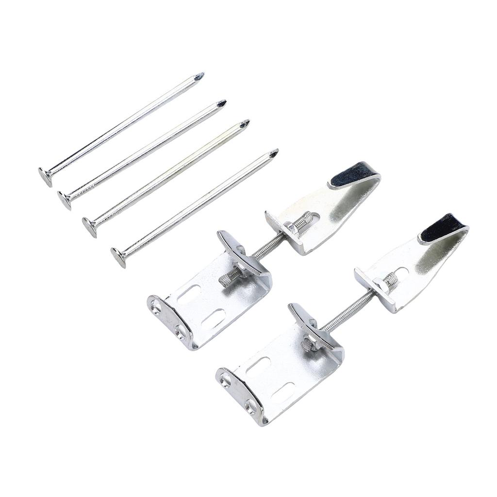 10pcs Adjustable Picture Hangers J Hooks with 20 Nails for Mirrors Pictures Art Support Up to 100 Lbs