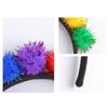 Colorful Mardi Gras Headband Features Green Yellow Colorful Charm Headwear for Prom and Party Comfortable