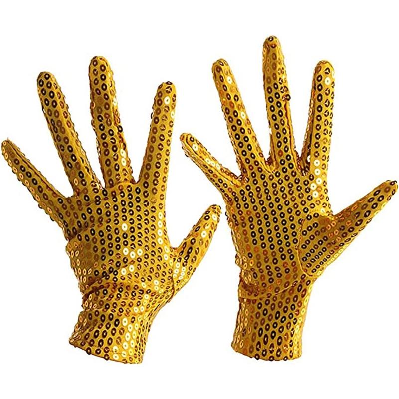 4/5Pcs Disco 50s 60s 70s 80s Set Rockstars Cool Outfits for Halloween Birthday Party Costume Dress Up Accessories