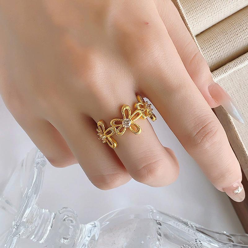 925 Silber Liebesherz Ring für Damen Mädchen Geschenk Linie Perle Koreanischer Süßer Schmuck Geburtstagsgeschenk