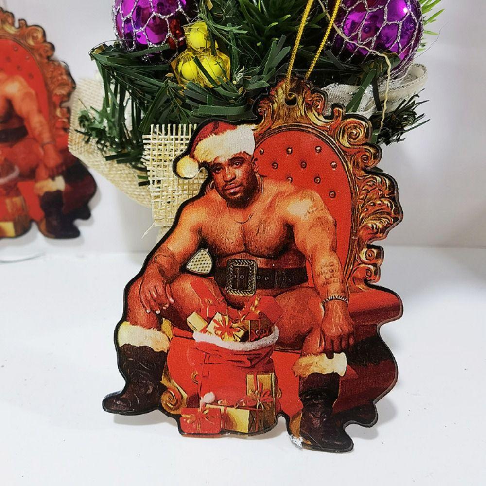 Pendentif à Suspendre Arbre de Noël en Acrylique Décoration d'Arbre de Noël Décorative Portes