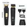 Groin Hair Trimmer Electric Manscape Trimmer for Men Waterproof Trimmer for Pubic/Body/Groin Grooming Body Groomer