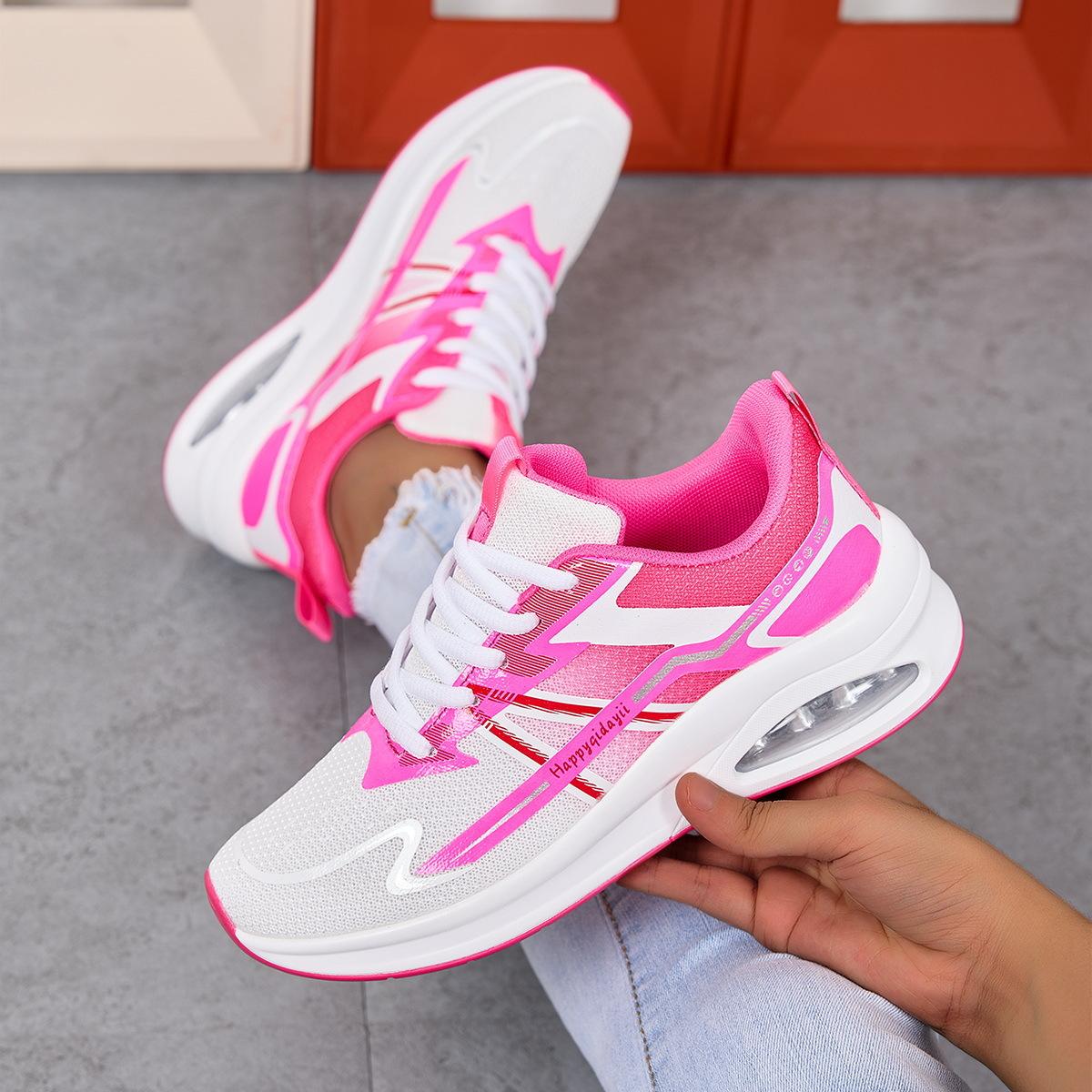 

Spring and summer new mesh sports running shoes gradual change breathable thick sole versatile casual lightweight women s shoes shoes 42