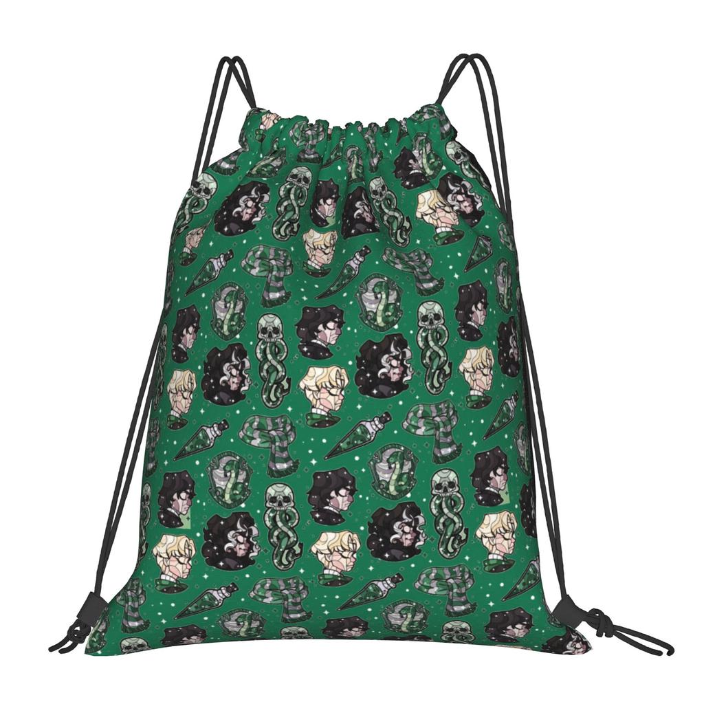 Custom H-Harryes Drawstring Bags Men Women Portable Sports Gym Sackpack Witchcraft Shopping Storage Backpacks