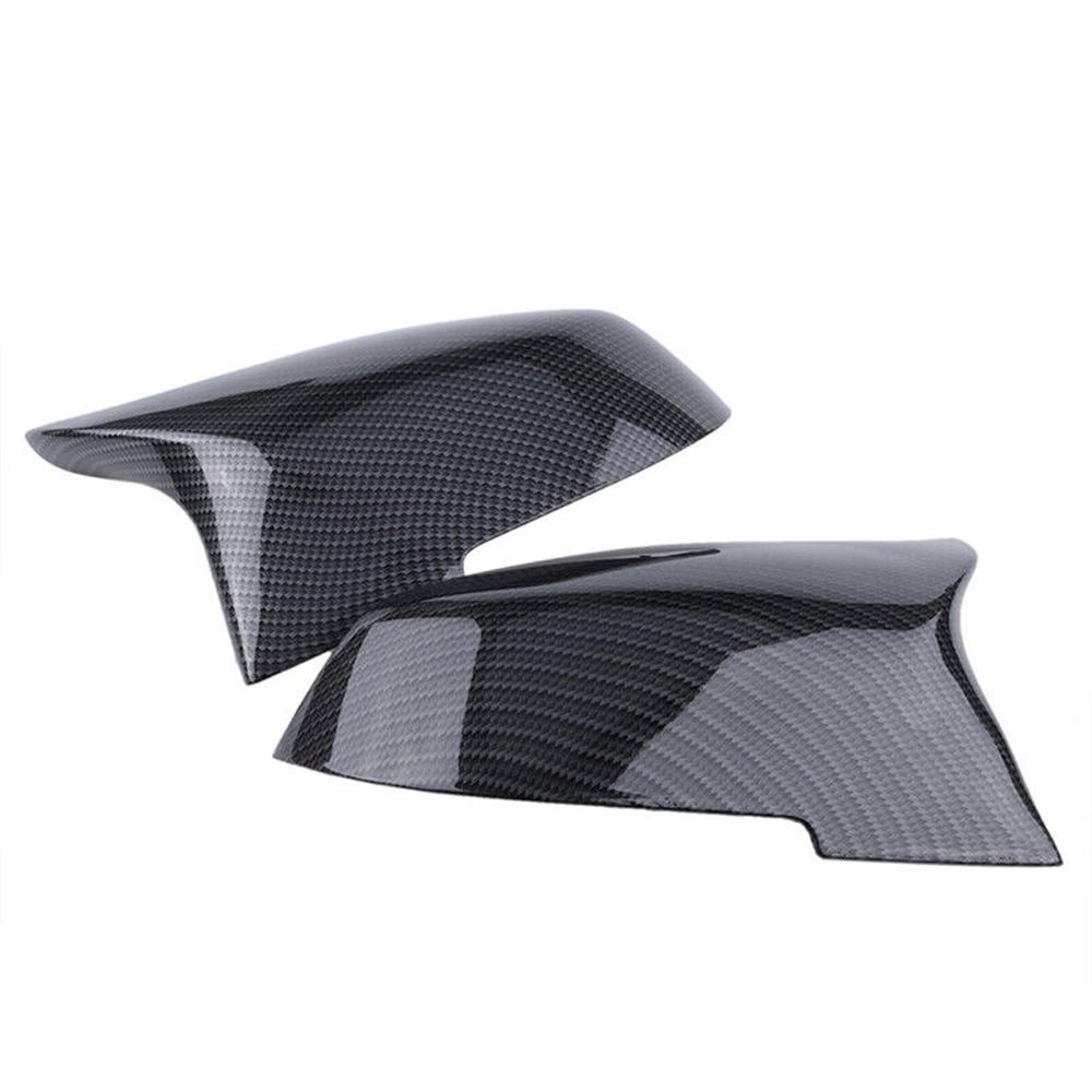 Carbon Fiber Look Rear View Mirror Cover For BMW F20 F21 F30 F31 F32 F34 F36 X1