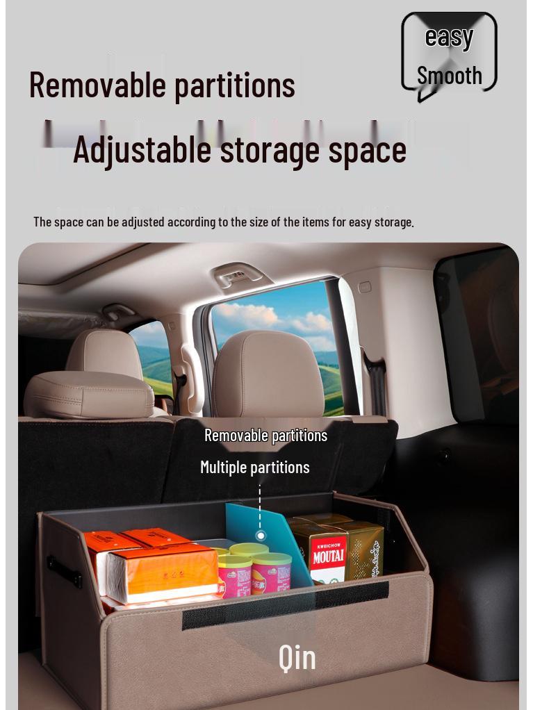 Compatible with BYD Qin Plus/L/EV/DMI Models: Car Storage Boxes & Trunks for New Energy Vehicles.