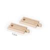 New Wooden Train Track Adapter Rail Building Block Connector Compatible All Brand Wood Railway Wooden Train Track Accessories