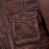 M65 Hunting Vintage Red Brown Genuine Leather Jacket Men Soft Real Cowhide Black Winter Coat Biker Jacket