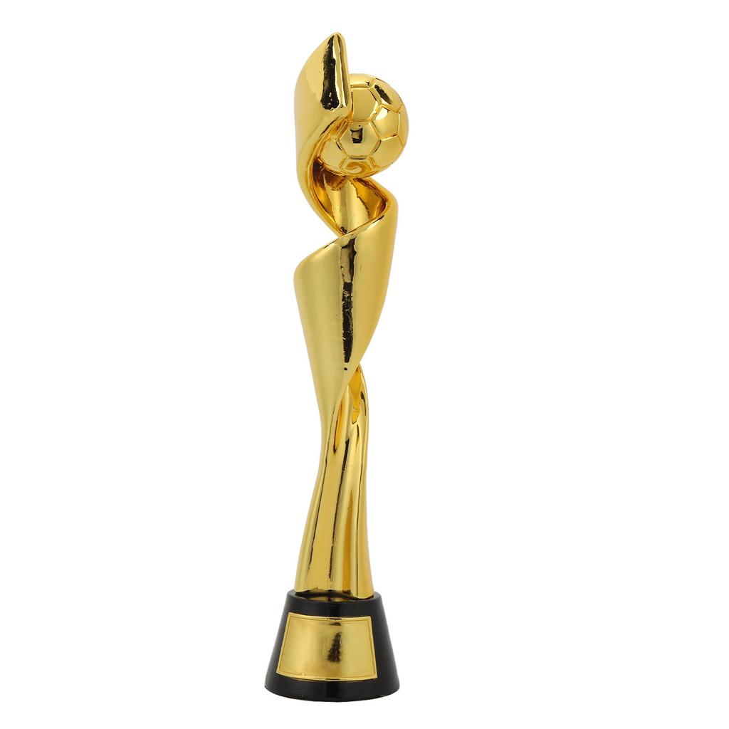 2023 Women Soccer Trophy Cup Resin World Soccer Award Trophy Ornament for Home Bar Decor Fan