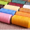 Polyester Schnur Gewachste Schnur Kordel 0,8MM Kunsthandwerk Wachs Baumwollschnur Kordel 150D 260M Leder Nähgarn Leder Reparatur