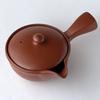 Teapot 224A with Cup Made in Japan Tokoname-yaki Strainer, 250ml, (Red Clay)