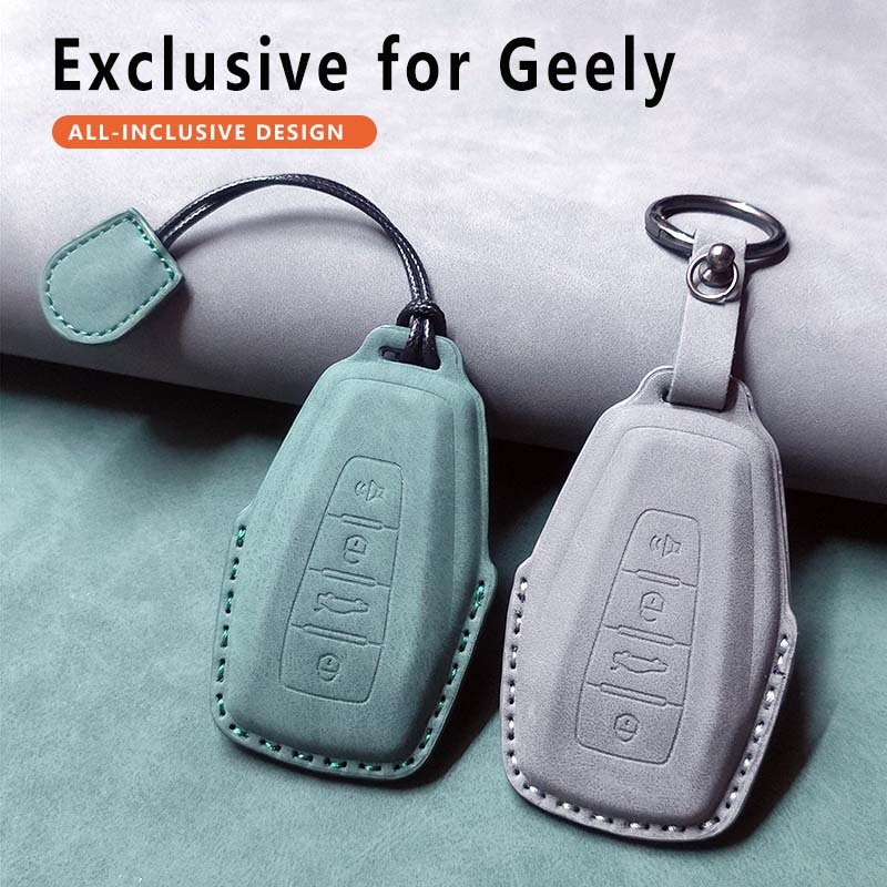 Car Remote Key Case Cover Shell Fob for Geely Atlas Boyue NL3 Coolray 2024 X6 X7 EX7 Emgrand Kulrey GT GC9 Keyless Accessories
