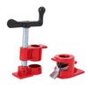Heavy Duty Metal, Iron and Wood Clamp Set, Quick Release, Wide Base, Constructed of   Cast Iron, Suitable for 3Celsius4\  Threaded Pipe, Large F