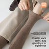 Wool Socks - Children's Autumn and Winter Thick and Warm Dark Marbled Twisted Mid-calf Socks