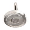 Fishing Magnet Strong Magnetic Stainless Steel Surface 165.3lb Pulling Force Magnet for Underwater