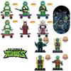 Ksz 723 Ninja Turtles Dafengqi Novelty Miniature Building Blocks Toy Abs Plastic Diy Export Type