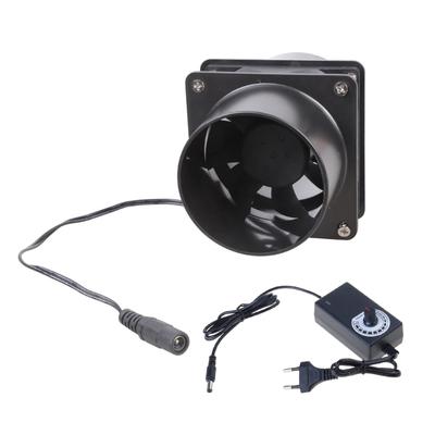 8cm 12V 0.4A Exhaust Fan Quiet Duct Extractor Fan Ventilation Exhaust Air Blower Ventilator Fan with Speed Control
