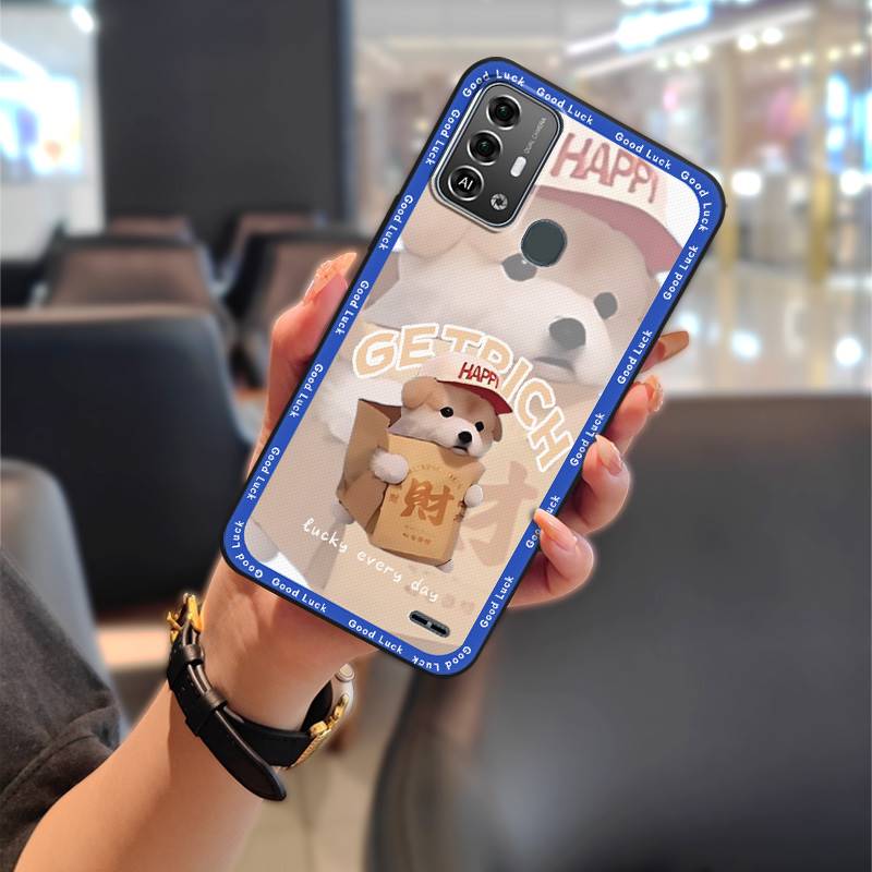 Anti-dust Graffiti Phone Case For ZTE Blade A53 Pro Dirt-resistant Waterproof Cartoon Cute Fashion Design Protective TPU