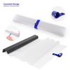 EHDIS Car Door Panel PET Cover Waterproof Gaurd Protection Glass Cleaning Window Film Tint Install Water Shield Sheet 2pcs/Pack
