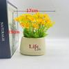 Artificial Potted Flowers No Wilting Needed Vibrant Multicolor Blooms Realistic Fake Plants for Home Office Desk Decor