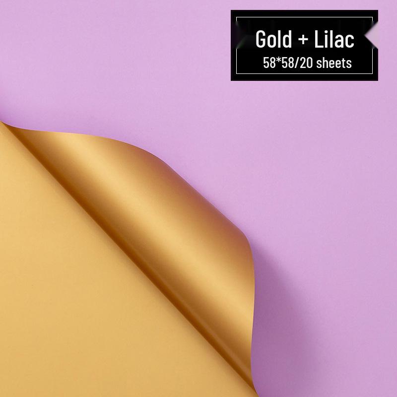 Tweekleurig Bloemenboeket Inpakpapier voor Verse Bloemen - Oya Papier