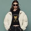 Ohpxharmonia Baby Tiger Women'S Crop Fleece Hoodie