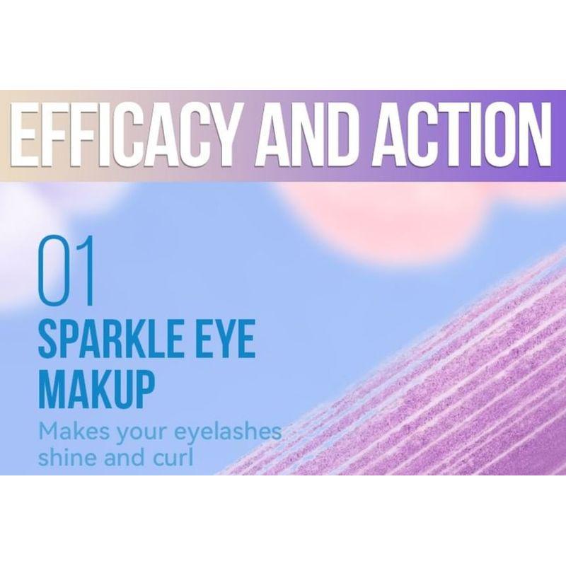 MLSMILE - Waterproof Glitter Mascara - 1-3