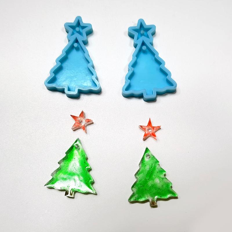 DIY Art Crafts Ear Studs Casting Mold Handmade DIY Earrings Silicone Mold Eardrops Danglers UV Crystal Resin Epoxy Mold