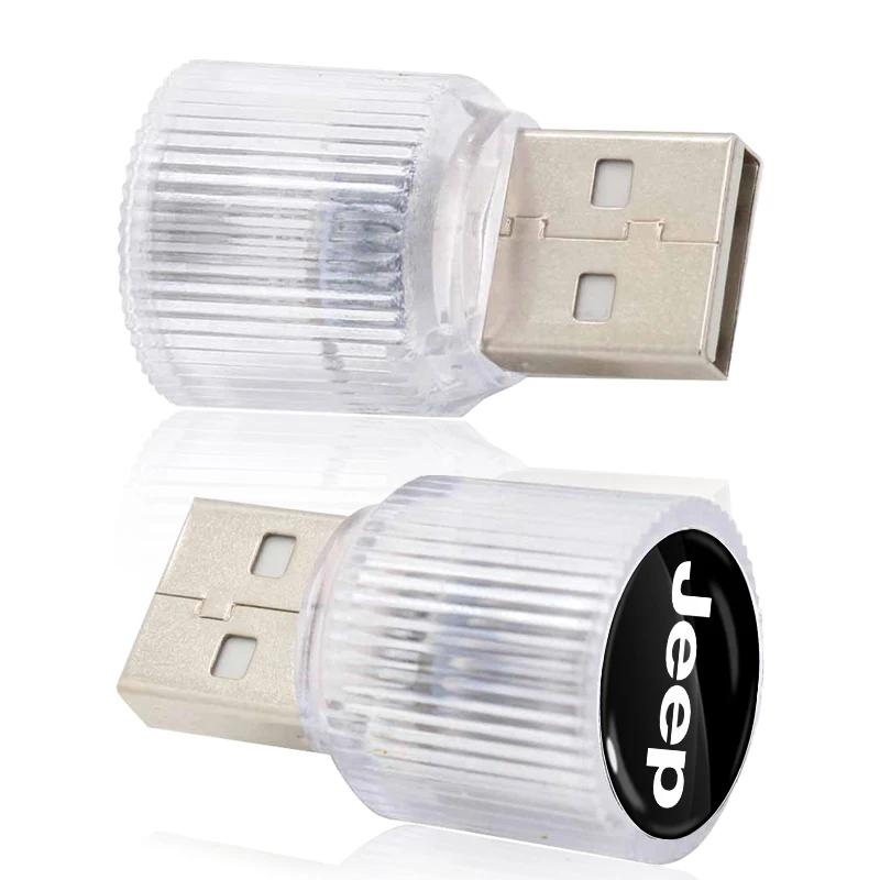 Car LED USB Light Auto Interior Atmosphere Light For Jeep Wrangler Grand Grand Cherokee Wrangler JK Gladiator Compass Renegade ANR1