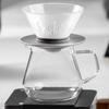 ShanSon V60 Coffee Dripper with Cup Hand Perfect for Outdoor Coffee and Home Filter, 1-4 Capacity, Drip, 2-Cup Capacity, 4-Cup Capacity, Stylish,
