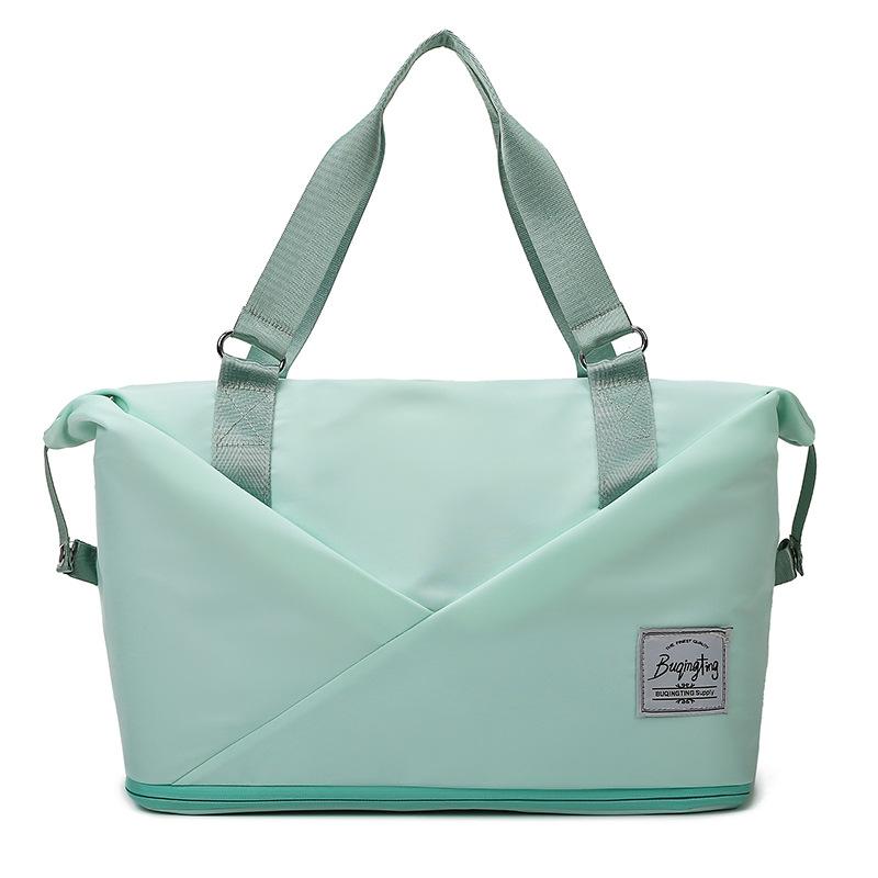 Women's fitness bag, multifunctional, with dry and wet separation, large capacity, expandable yoga bag, suitable for short trips, shoulder or