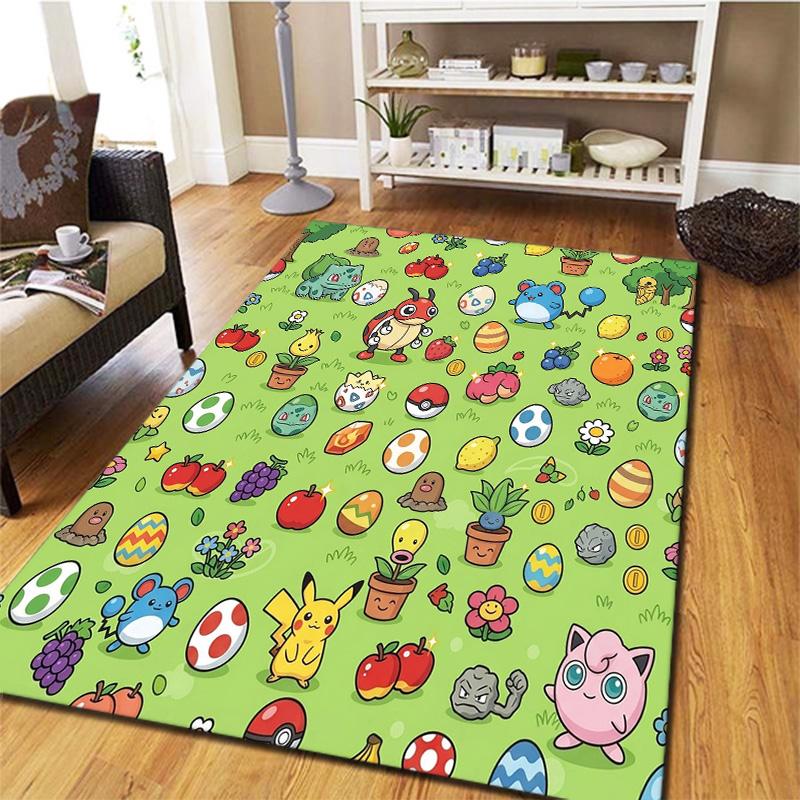 Pokmon Carpet Rug For Living Room Bedroom Home Sofa Decoration Kids Play Nonslip Floor Mat