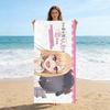 VIKAMA My Dress Up Darling Marin Kitagawa Strandtuch Schnelltrocknend Geeignet für Schwimmen Strand Pool Fitnessstudio Sommergeschenk für Freunde