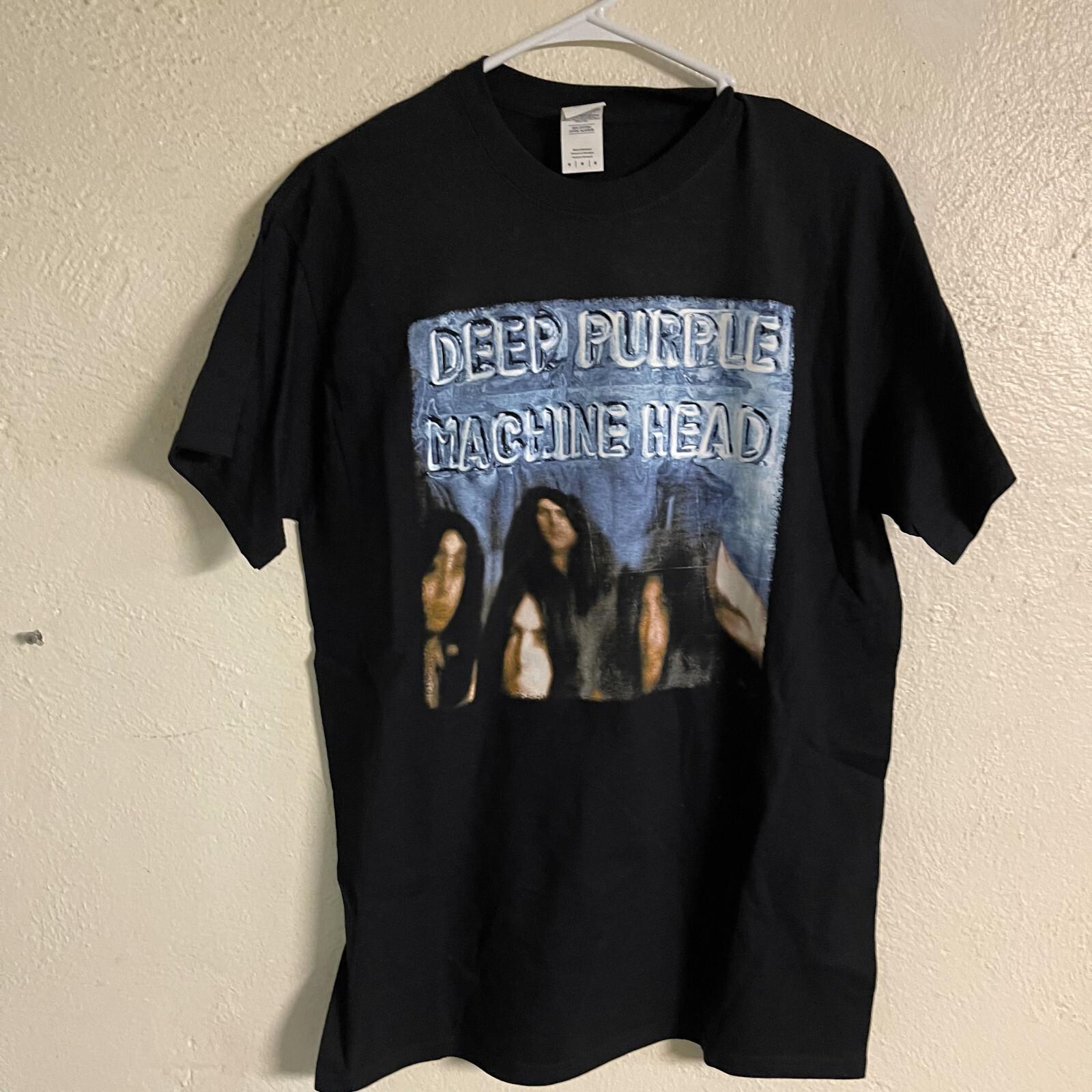 Band T-Shirt - DEEP PURPLE - Machine Head - Black - Medium L