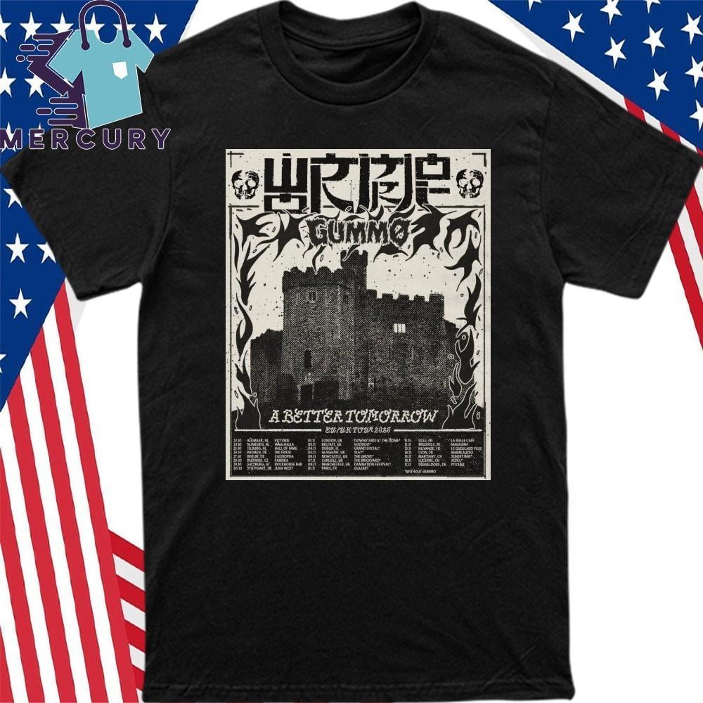 Wormrot A Better Tomorrow EU + UK Tour 2025 Poster Shirt Unisex T-Shirt S